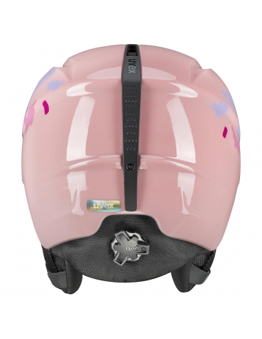 Kask narciarski dziecięcy Uvex Viti Pink Puzzle