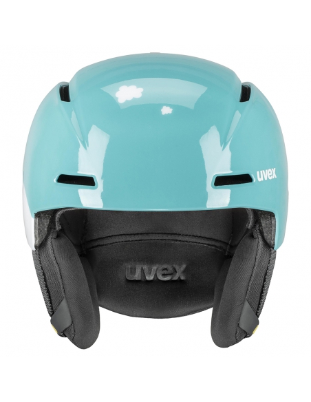 Kask narciarski dziecięcy Uvex Viti Turquoise Rabbit
