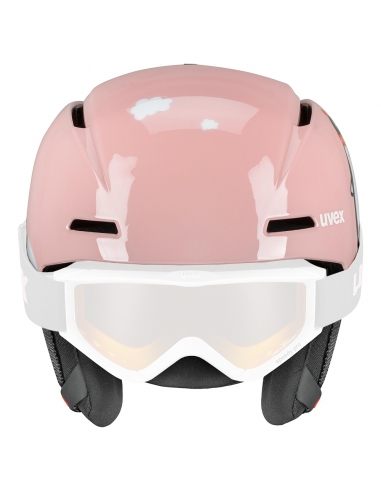 Kask narciarski dziecięcy Uvex Viti Pink Penguin