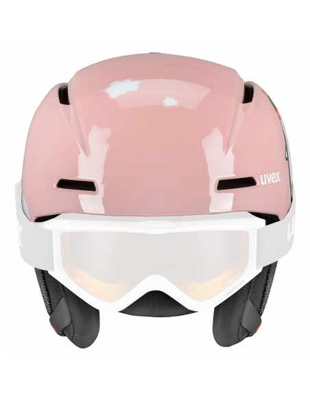 Kask narciarski dziecięcy Uvex Viti Pink Penguin
