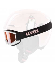 Gogle narciarskie dziecięce Uvex Speedy Pro White / Pink Penguin