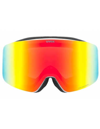 Gogle narciarskie UVEX PWDR FM White Mat/Mirror Rainbow