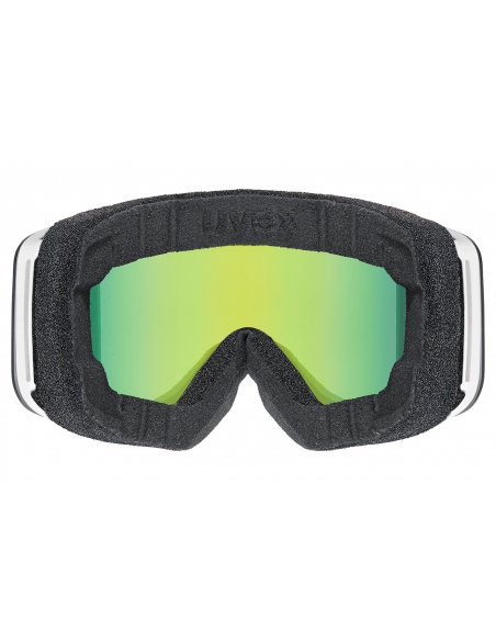 Gogle narciarskie UVEX PWDR FM White Mat/Mirror Rainbow