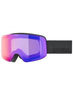 Gogle narciarskie UVEX PWDR FM Black Mat/Mirror Ruby