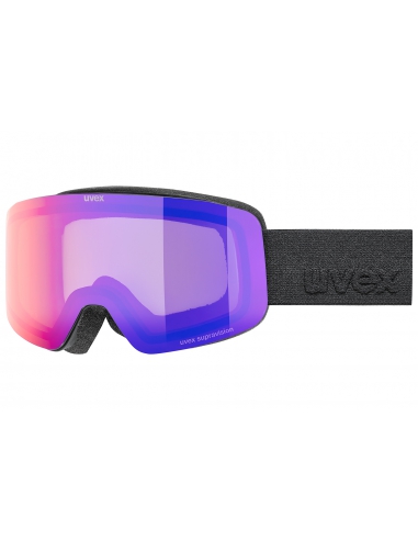 Gogle narciarskie UVEX PWDR FM Black Mat/Mirror Ruby