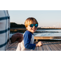 Okulary przeciwsłoneczne dla dzieci Babiators Original Aviator Blue Steel 0-2