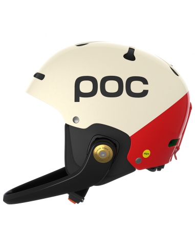 Kask narciarski POC ARTIC SL MIPS (z odpinaną i regulowaną gardą) Rouge/Blanc