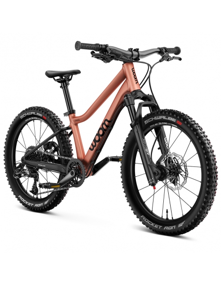 Rower dziecięcy MTB woom 4 OFF AIR z amortyzacją (20") Terra Coppa + nóżka GRATIS