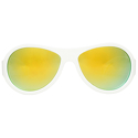 Okulary przeciwsłoneczne dla dzieci Babiators Aces Aviator Wicked White pomarańczowe szkła 6+ Okulary przeciwsłoneczne dla dzieci Babiators Aces Aviator Wicked White pomarańczowe szkła 6+
