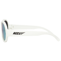 Okulary przeciwsłoneczne dla dzieci Babiators Aces Aviator Wicked White pomarańczowe szkła 6+ Okulary przeciwsłoneczne dla dzieci Babiators Aces Aviator Wicked White pomarańczowe szkła 6+