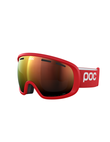 Gogle narciarskie POC FOVEA Prismane Red/Partly Sunny Orange