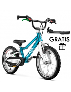 Rower dziecięcy woom 2 GO metallic blue (14") niebieski +...