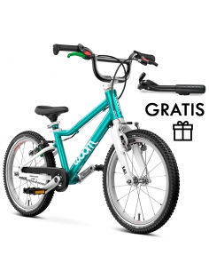 Rower dziecięcy woom 3 GO metallic turquoise (16")...