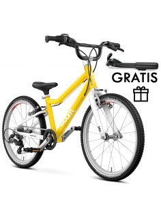 Rower dziecięcy woom 4 GO vibrant yellow (20") żółty +...