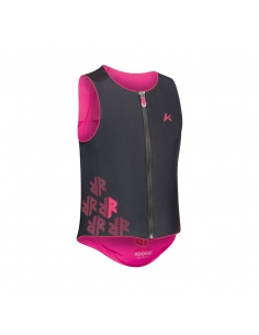 Kamizelka ochraniacz narciarski pleców i tułowia "żółw" Komperdell Ballistic FlexFit Pro Junior Black/Neon-Pink