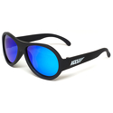 Okulary przeciwsłoneczne dla dzieci Babiators Aces Aviator Black Ops Black niebieskie szkła 6+ Okulary przeciwsłoneczne dla dzieci Babiators Aces Aviator Black Ops Black niebieskie szkła 6+
