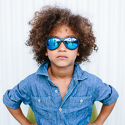 Okulary przeciwsłoneczne dla dzieci Babiators Aces Aviator Black Ops Black niebieskie szkła 6+ Okulary przeciwsłoneczne dla dzieci Babiators Aces Aviator Black Ops Black niebieskie szkła 6+