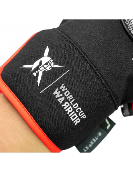 Rękawice narciarskie Reusch WorldCup Warrior R-TEX® XT Mitten Junior (jednopalczaste) Black/Silver/Fluo Red