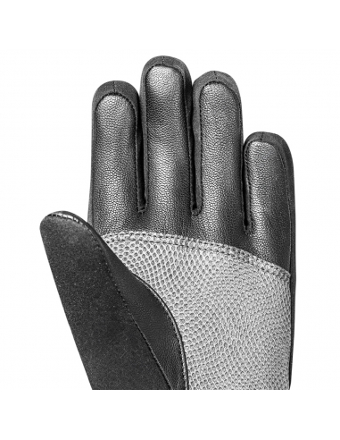 Rękawice narciarskie Reusch WorldCup Warrior R-TEX® XT Junior (pięciopalczaste) Black/Silver/Fluo Red