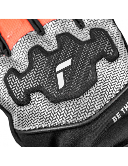 Rękawice narciarskie Reusch WorldCup Warrior Prime R-TEX® XT Junior (pięciopalczaste) Black/Silver/Fluo Red