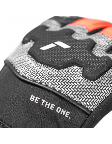 Rękawice narciarskie Reusch WorldCup Warrior Prime R-TEX® XT Junior (pięciopalczaste) Black/Silver/Fluo Red