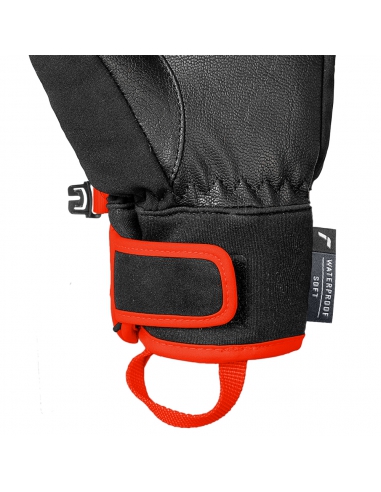 Rękawice narciarskie Reusch WorldCup Warrior Prime R-TEX® XT Junior (pięciopalczaste) Black/Silver/Fluo Red