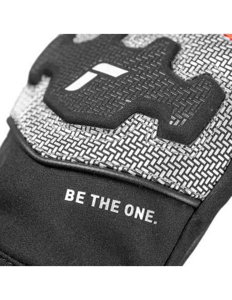Rękawice narciarskie Reusch WorldCup Warrior Prime R-TEX® XT Mitten Junior (jednopalczaste) Black/Silver/Fluo Red