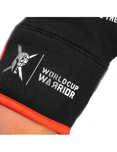 Rękawice narciarskie Reusch WorldCup Warrior Prime R-TEX® XT Mitten Junior (jednopalczaste) Black/Silver/Fluo Red