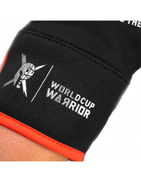 Rękawice narciarskie Reusch WorldCup Warrior Prime R-TEX® XT Mitten Junior (jednopalczaste) Black/Silver/Fluo Red