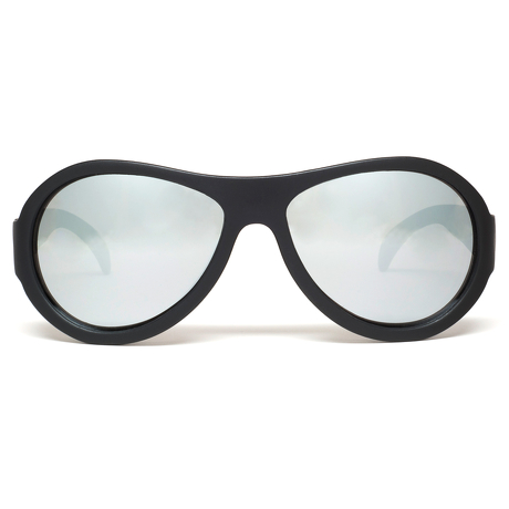 Okulary przeciwsłoneczne dla dzieci Babiators Aces Aviator Black Ops Black lustrzane szkła 6+
