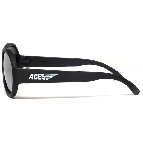 Okulary przeciwsłoneczne dla dzieci Babiators Aces Aviator Black Ops Black lustrzane szkła 6+