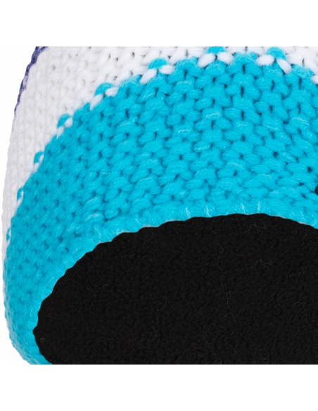 Czapka z pomponem Reusch Enzo Beanie Green Gecko/Atomic Blue