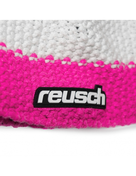Czapka z pomponem Reusch Enzo Beanie Crimson/Knockout Pink