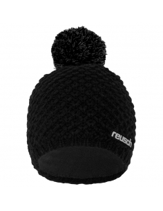 Czapka z pomponem Reusch Elias Beanie Black/Black