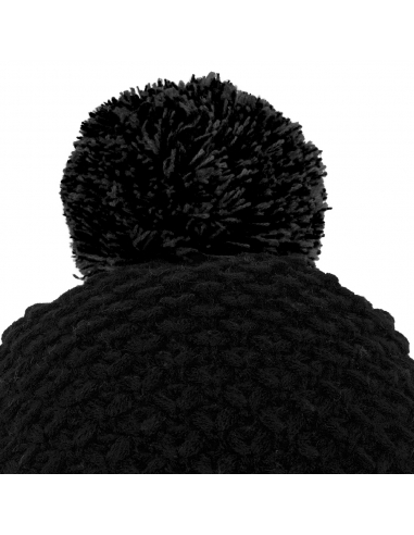 Czapka z pomponem Reusch Elias Beanie Black/Black
