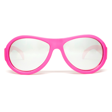 Okulary przeciwsłoneczne dla dzieci Babiators Aces Aviator Popstar Pink lustrzane szkła 6+