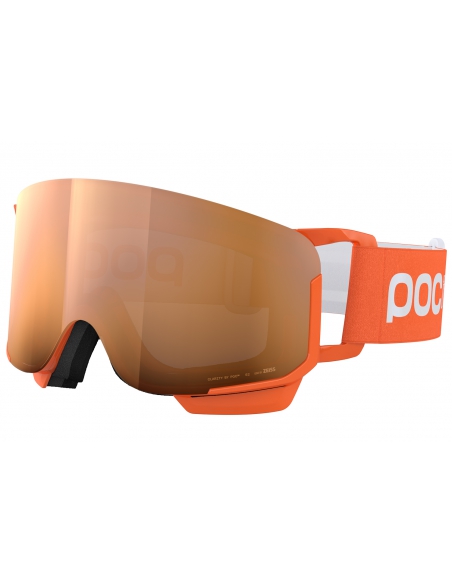 Gogle narciarskie POC POCito NEXAL Fluorescent Orange / Partly Sunny Light Orange