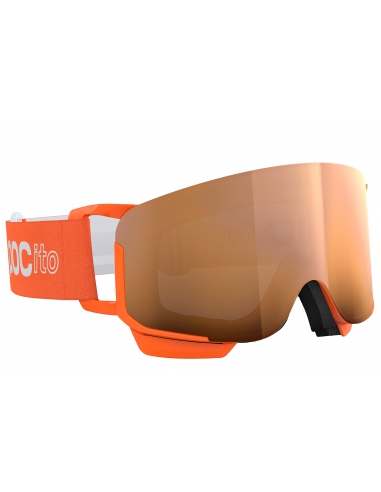 Gogle narciarskie POC POCito NEXAL Fluorescent Orange / Partly Sunny Light Orange
