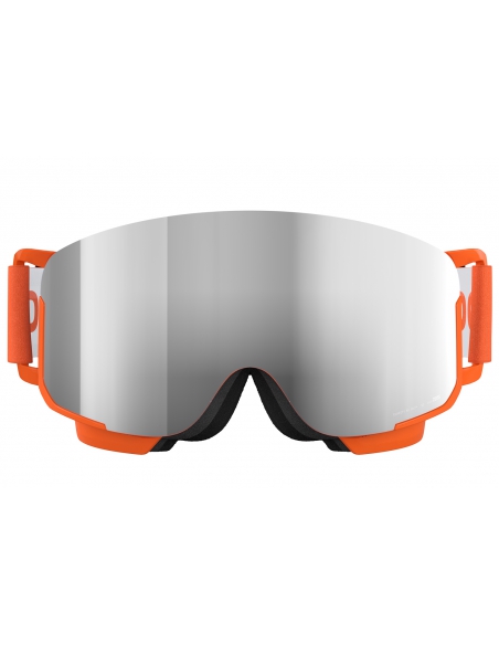 Gogle narciarskie POC POCito NEXAL Fluorescent Orange / Partly Sunny Silver