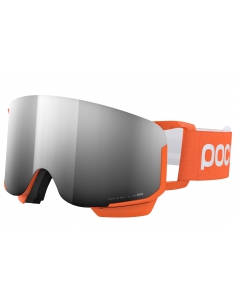 Gogle narciarskie POC POCito NEXAL Fluorescent Orange / Partly Sunny Silver