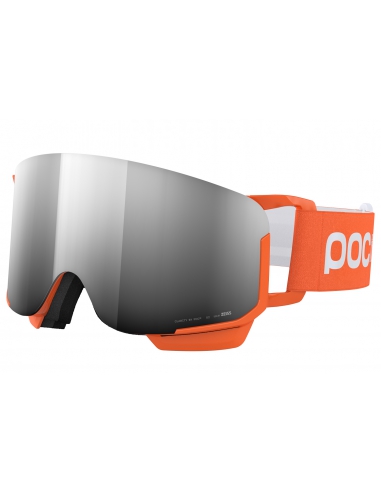Gogle narciarskie POC POCito NEXAL Fluorescent Orange / Partly Sunny Silver