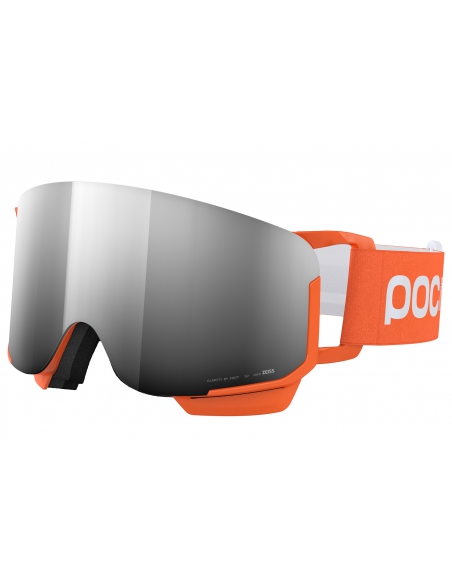 Gogle narciarskie POC POCito NEXAL Fluorescent Orange / Partly Sunny Silver