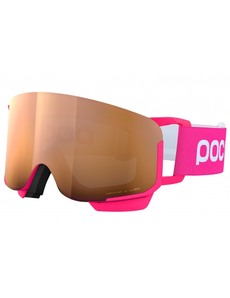 Gogle narciarskie POC POCito NEXAL Fluorescent Pink / Partly Sunny Light Orange