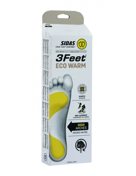 Wkładki do butów narciarskich Sidas Winter 3Feet Eco Warm High