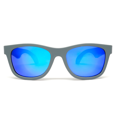 Okulary przeciwsłoneczne dla dzieci Babiators Aces Navigator Galactic Grey niebieskie szkła 6+