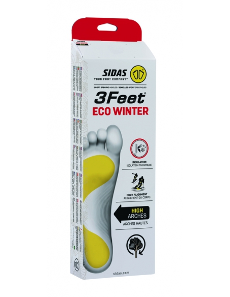 Wkładki do butów narciarskich Sidas 3Feet Eco Winter High