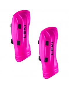 Ochraniacze narciarskie na golenie Leki WorldCup Pro Shin Guard Junior Neon Pink