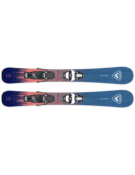 Narty Rossignol RALLYBIRD KID + wiązania Look TEAM 4 GW