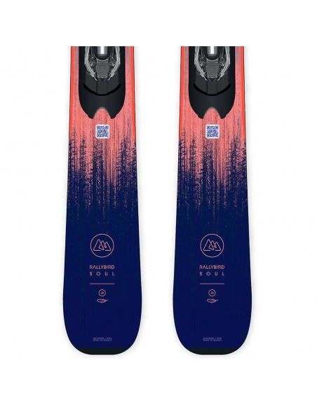 Narty dziecięce Rossignol RALLYBIRD JUNIOR + wiązania Look XPRESS 7 GW