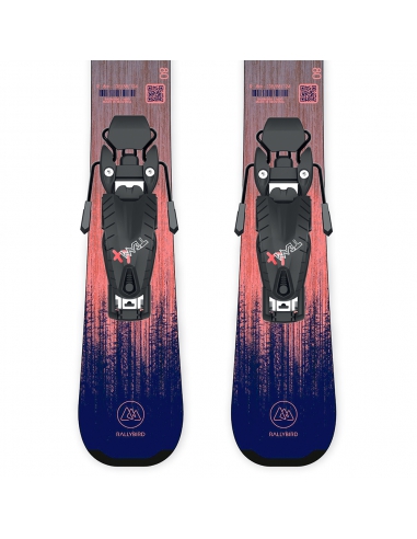 Narty Rossignol RALLYBIRD KID + wiązania Look TEAM 4 GW